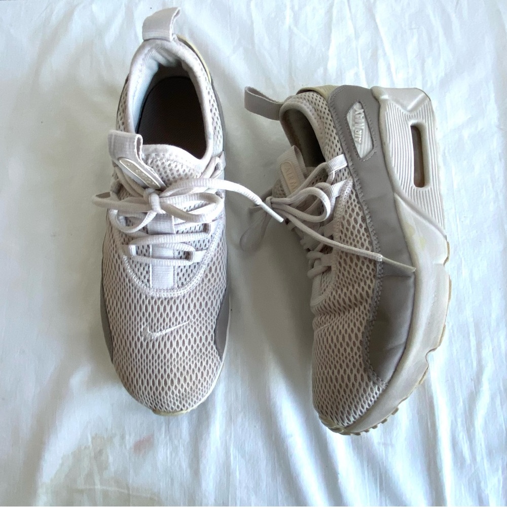 Nike Air Max Mesh Running Sneakers Sepia Stone/Desert Sand Size 7 Y